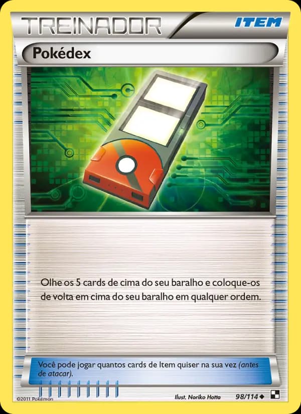 Pokédex, carta 98 de Black & White