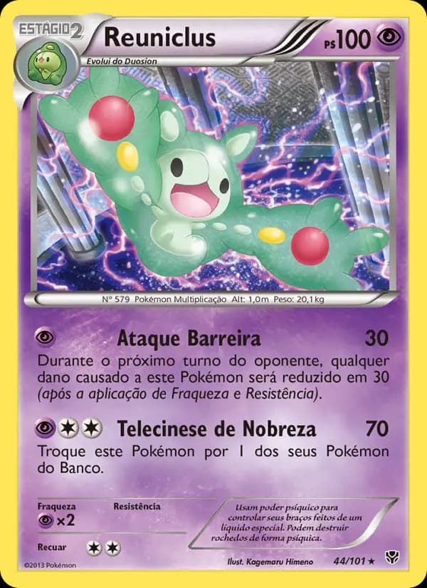 Reuniclus, carta 44 de Explosão de Plasma
