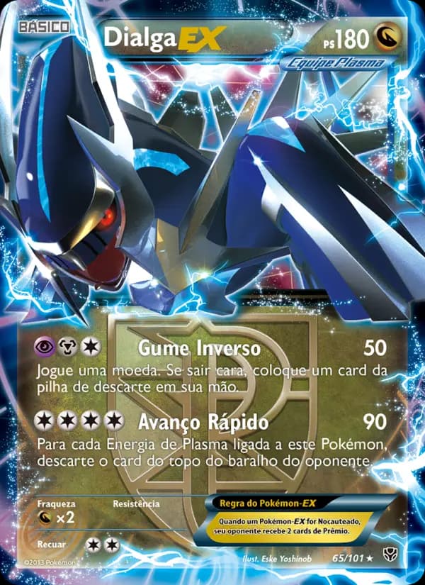 Dialga-EX, carta 65 de Explosão de Plasma
