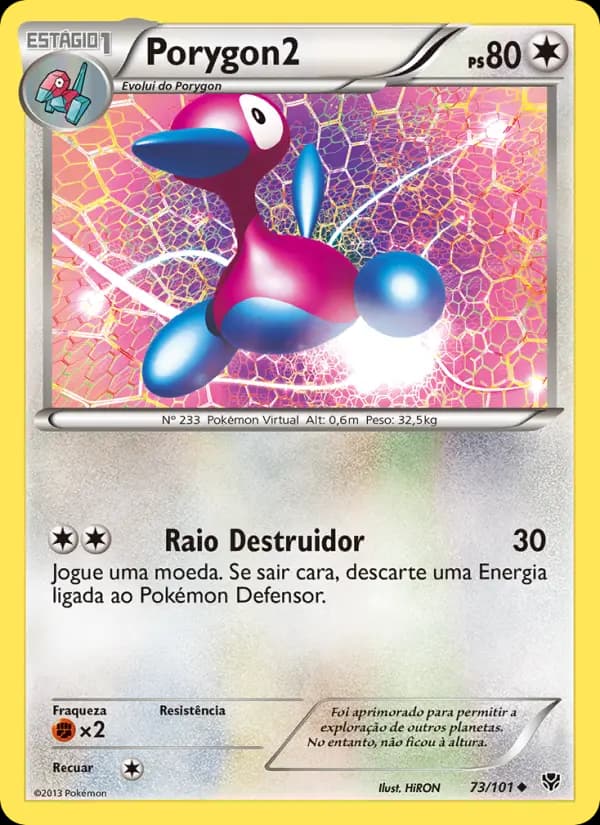 Porygon2, carta 73 de Explosão de Plasma