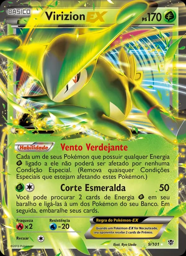 Virizion-EX, carta 9 de Explosão de Plasma