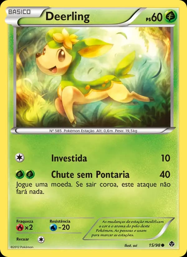 Deerling, carta 15 de Poderes Emergentes