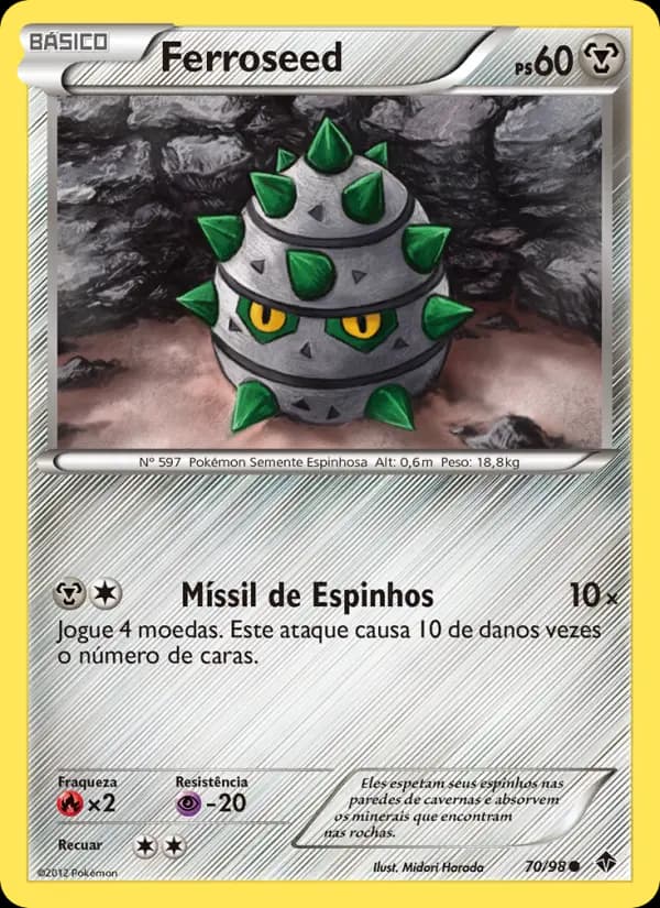 Ferroseed, carta 70 de Poderes Emergentes