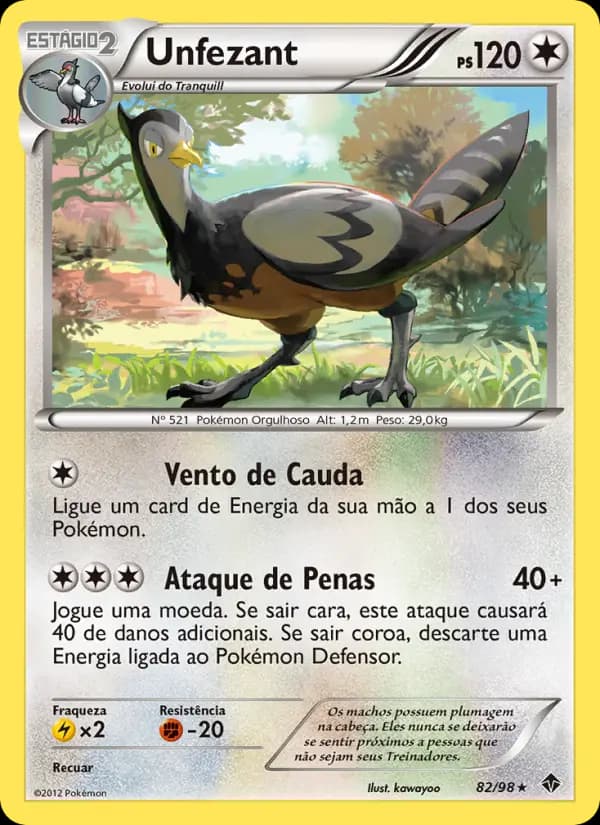 Unfezant, carta 82 de Poderes Emergentes
