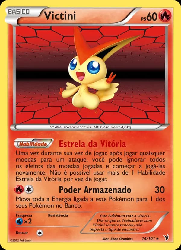 Victini, carta 14 de Vitórias Nobres