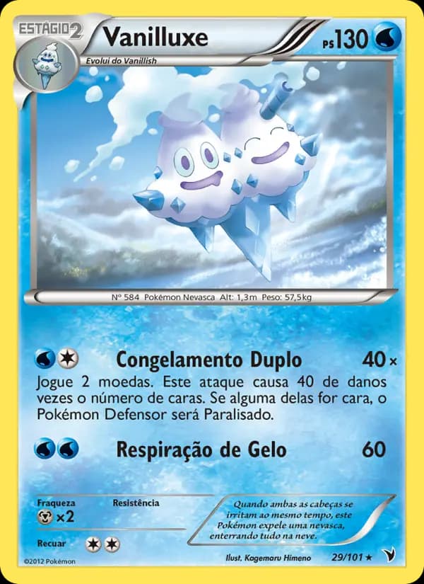 Vanilluxe, carta 29 de Vitórias Nobres