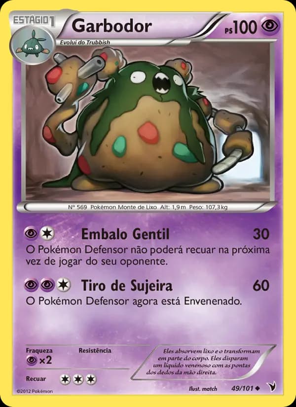 Garbodor, carta 49 de Vitórias Nobres