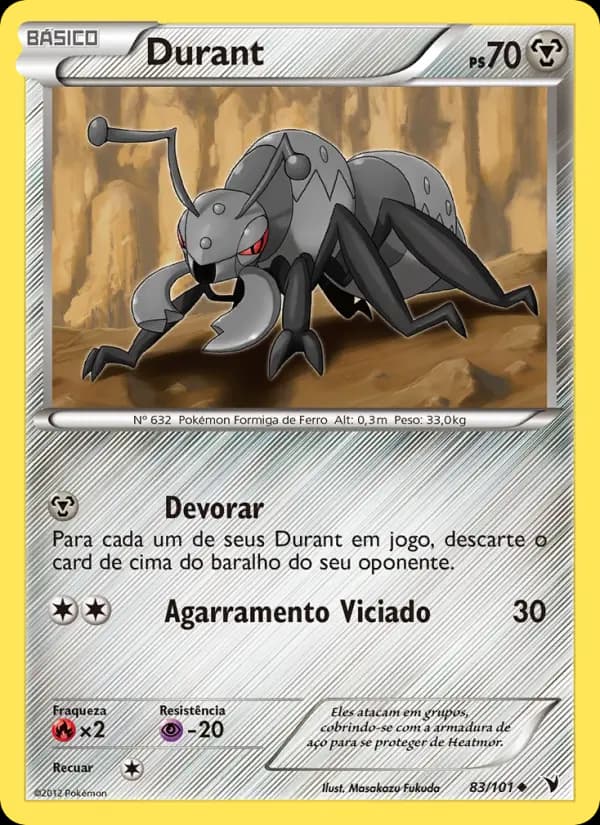 Durant, carta 83 de Vitórias Nobres