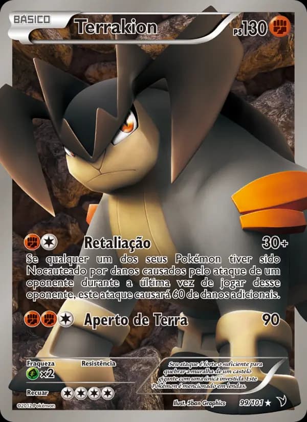Terrakion, carta 99 de Vitórias Nobres