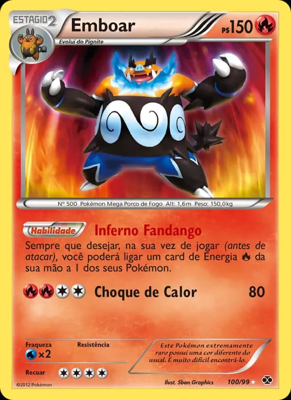 Emboar, carta 100 de Próximos Destinos