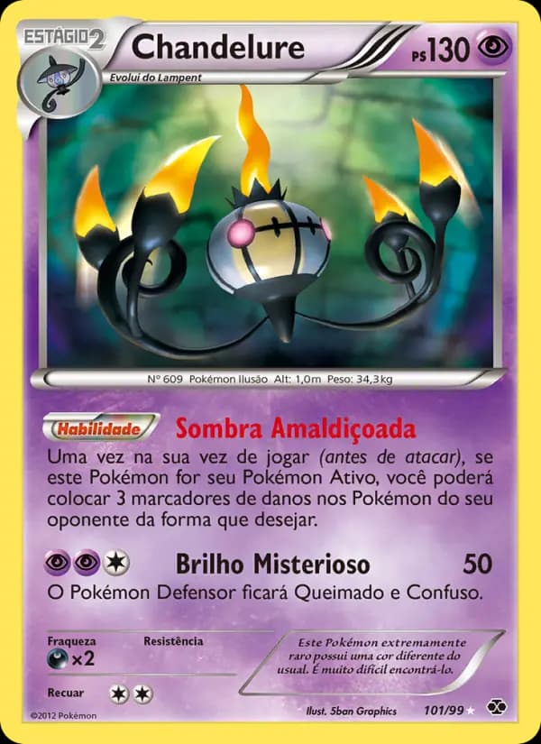 Chandelure, carta 101 de Próximos Destinos