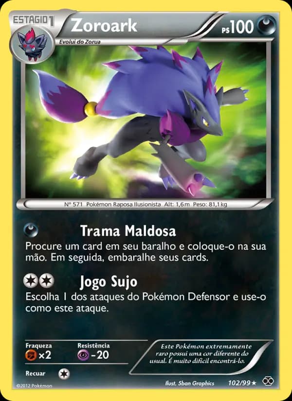 Zoroark, carta 102 de Próximos Destinos