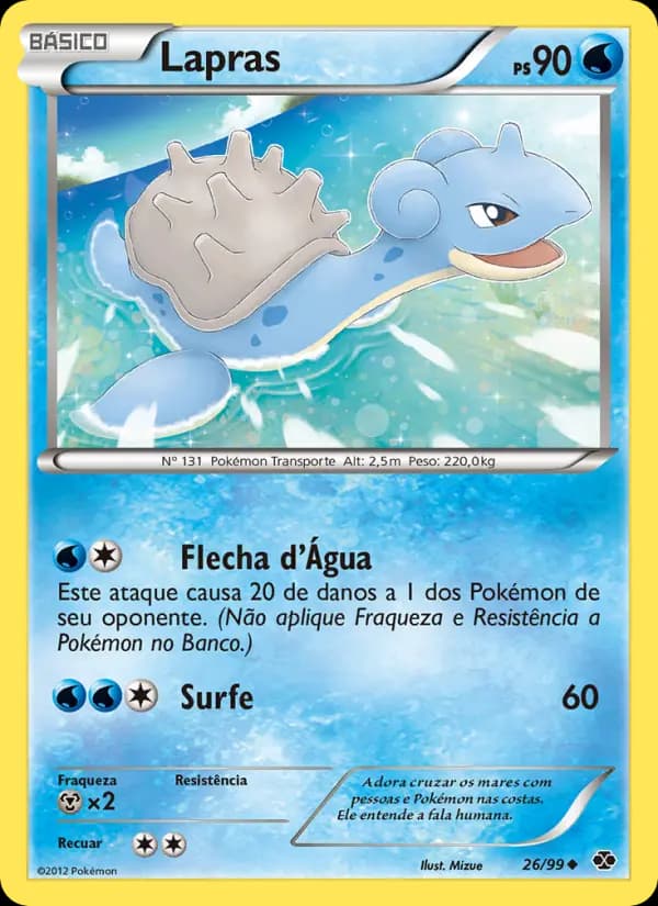 Lapras, carta 26 de Próximos Destinos