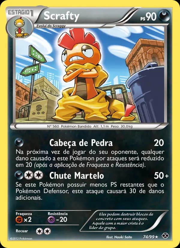 Scrafty, carta 74 de Próximos Destinos