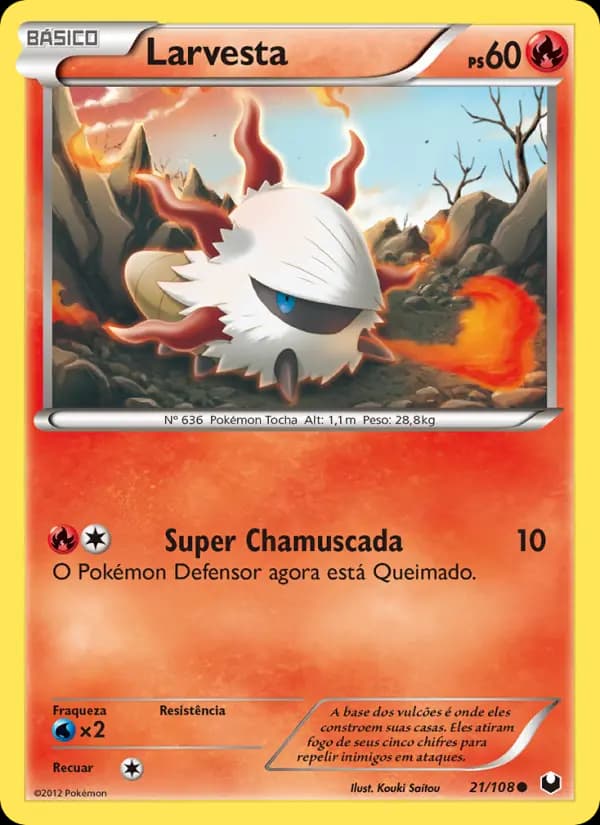Larvesta, carta 21 de Exploradores da Escuridão