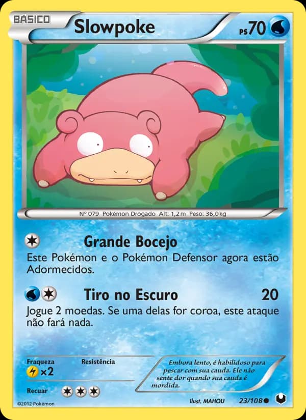 Slowpoke, carta 23 de Exploradores da Escuridão