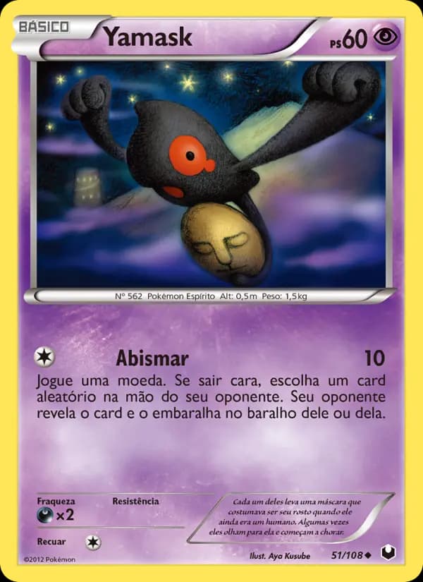 Yamask, carta 51 de Exploradores da Escuridão