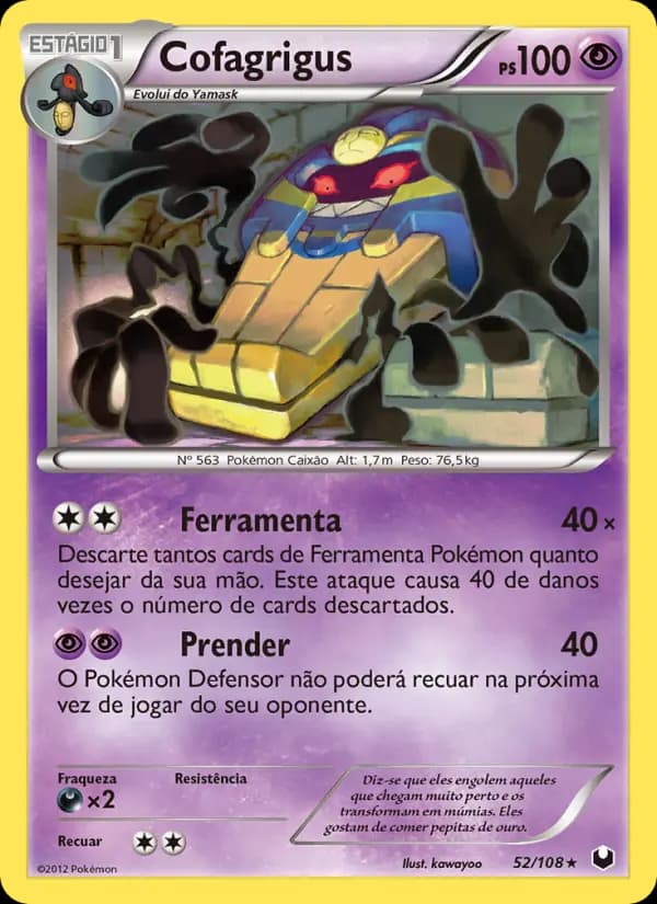 Cofagrigus, carta 52 de Exploradores da Escuridão
