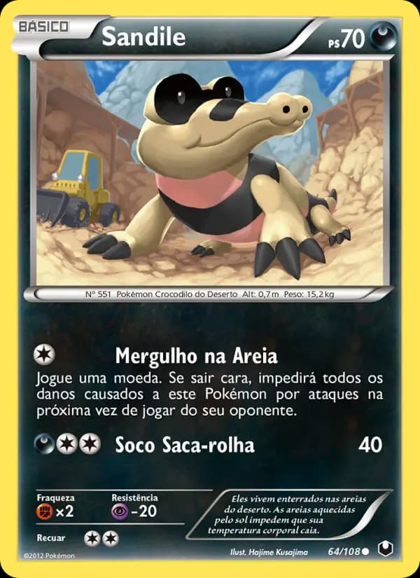 Sandile, carta 64 de Exploradores da Escuridão