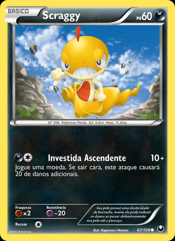 Scraggy, carta 67 de Exploradores da Escuridão
