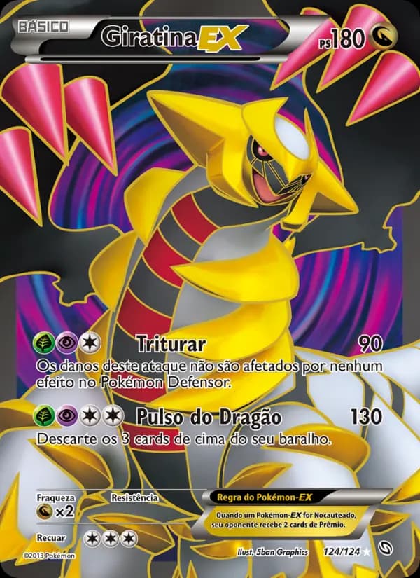 Giratina-EX, carta 124 de Dragões Enaltecidos