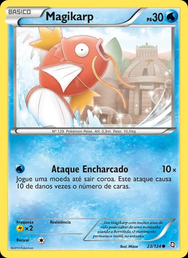 Magikarp, carta 23 de Dragões Enaltecidos