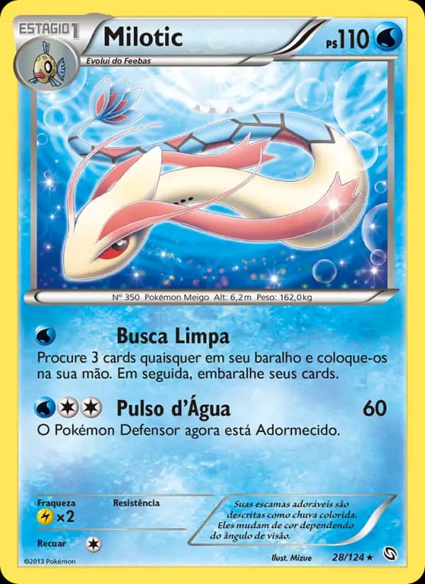 Milotic, carta 28 de Dragões Enaltecidos