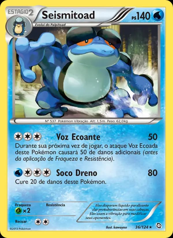 Seismitoad, carta 36 de Dragões Enaltecidos