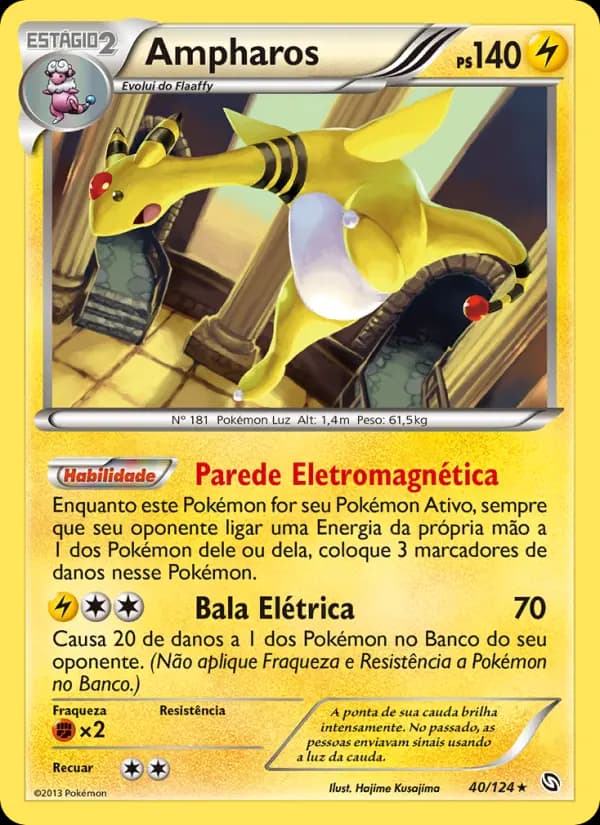 Ampharos, carta 40 de Dragões Enaltecidos