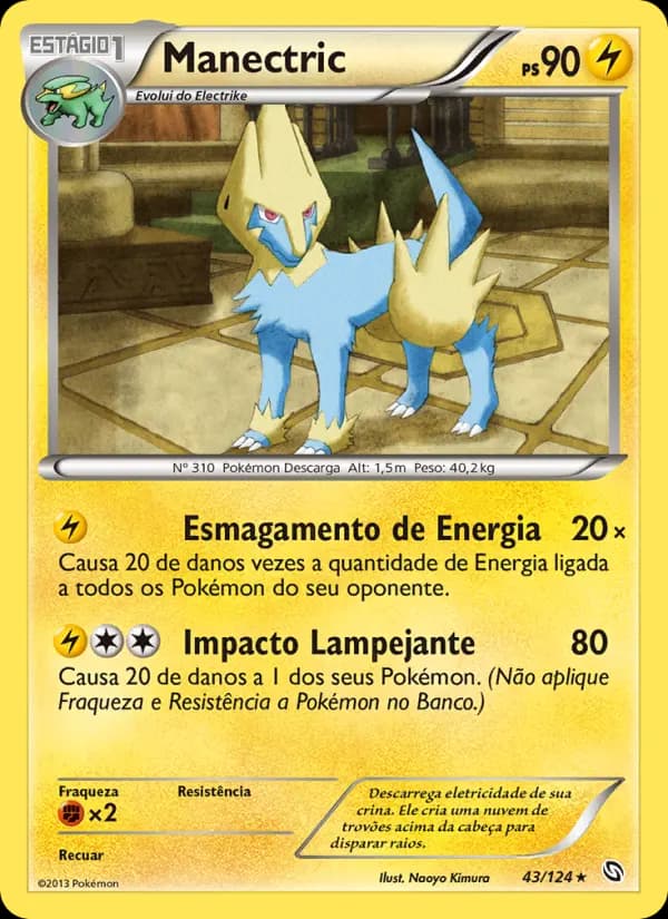 Manectric, carta 43 de Dragões Enaltecidos