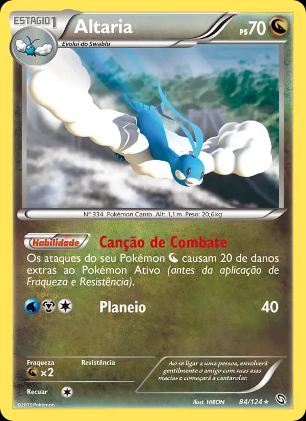 Altaria, carta 84 de Dragões Enaltecidos