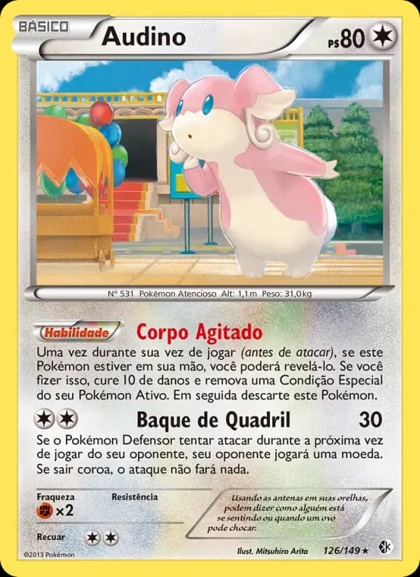 Audino, carta 126 de Fronteiras Cruzadas