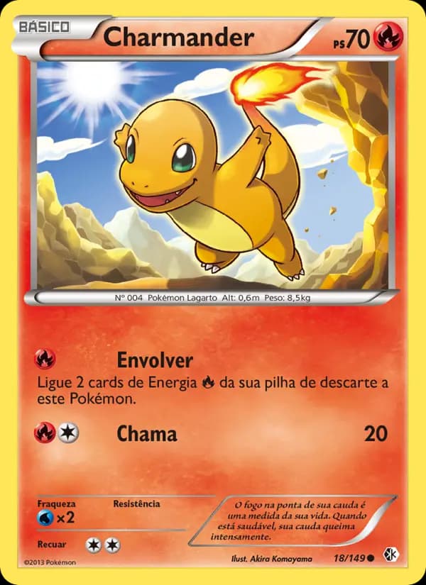 Charmander, carta 18 de Fronteiras Cruzadas