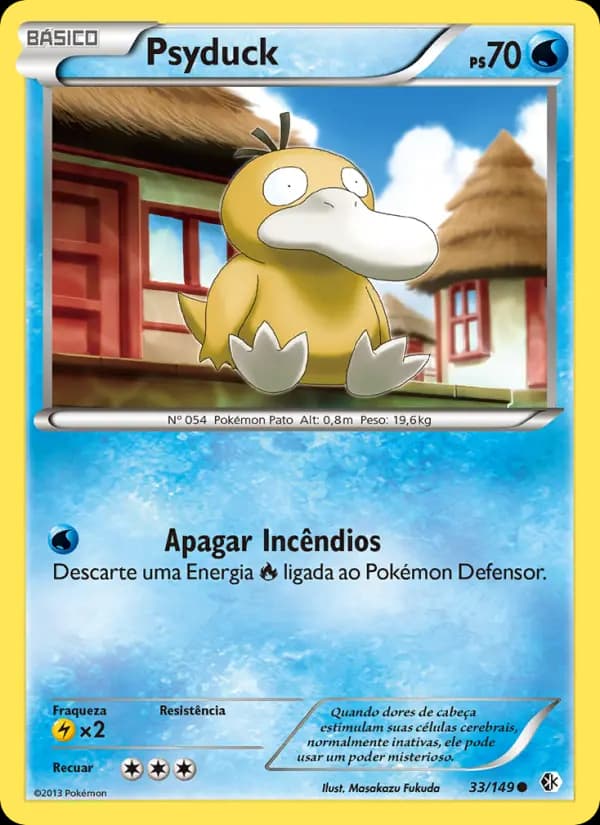 Psyduck, carta 33 de Fronteiras Cruzadas