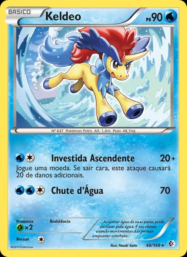 Keldeo, carta 48 de Fronteiras Cruzadas
