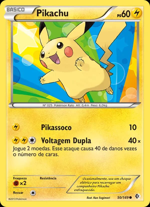 Pikachu, carta 50 de Fronteiras Cruzadas