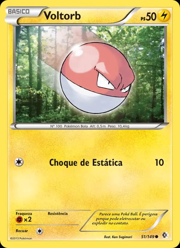 Voltorb, carta 51 de Fronteiras Cruzadas