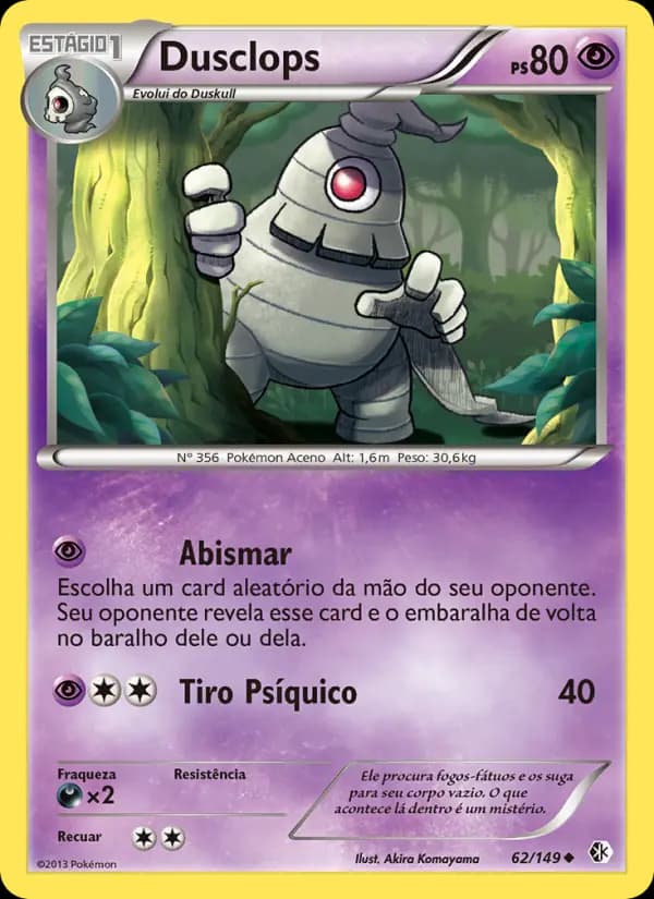 Dusclops, carta 62 de Fronteiras Cruzadas