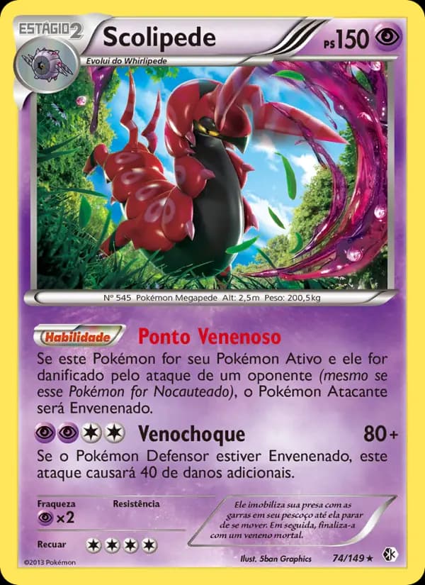 Scolipede, carta 74 de Fronteiras Cruzadas