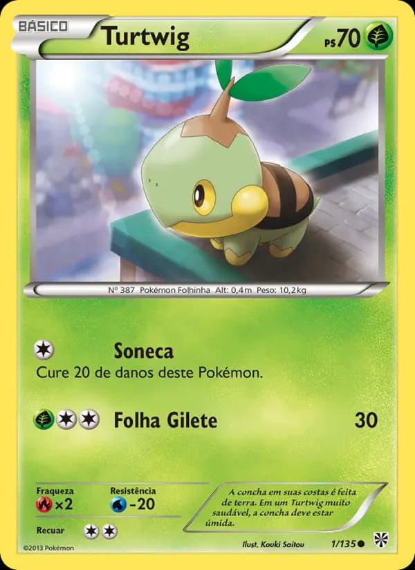 Turtwig, carta 1 de Tempestade de Plasma