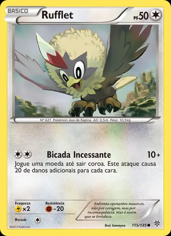 Rufflet, carta 115 de Tempestade de Plasma