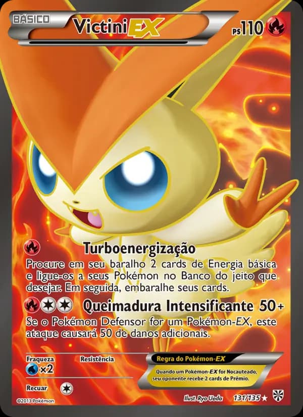 Victini-EX, carta 131 de Tempestade de Plasma