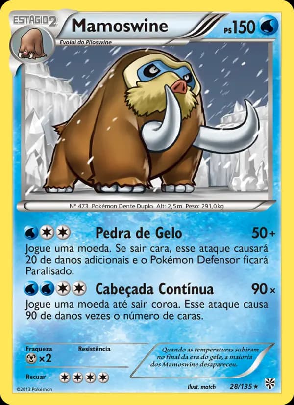 Mamoswine, carta 28 de Tempestade de Plasma