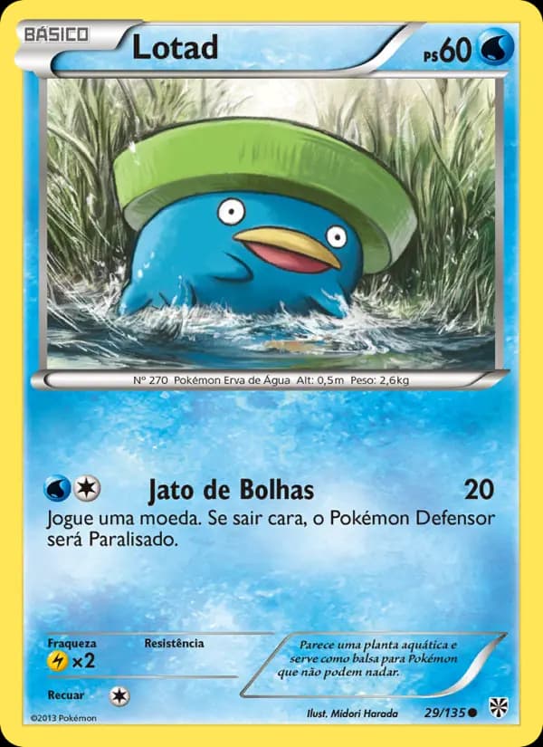 Lotad, carta 29 de Tempestade de Plasma