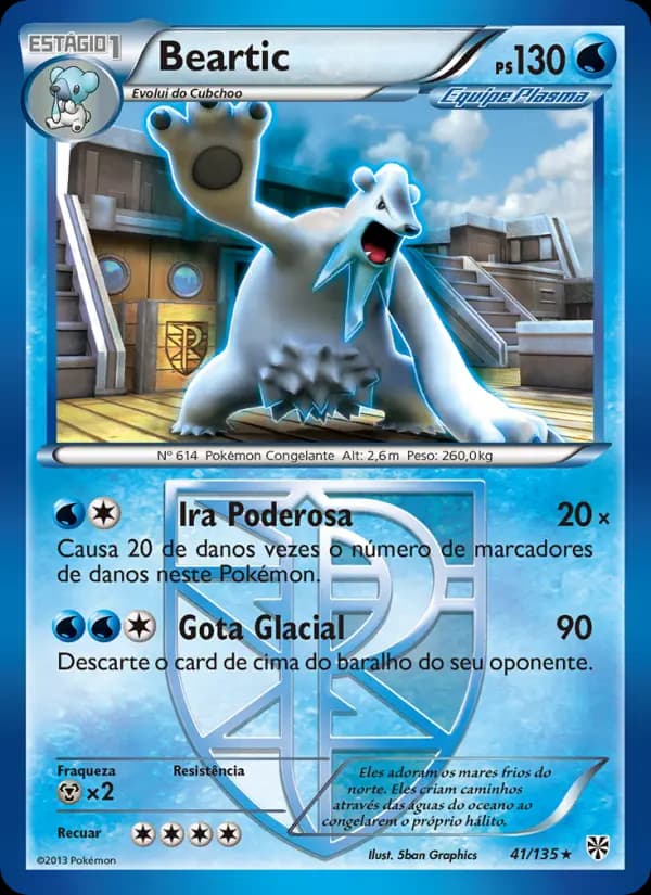 Beartic, carta 41 de Tempestade de Plasma