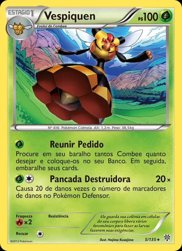 Vespiquen, carta 5 de Tempestade de Plasma