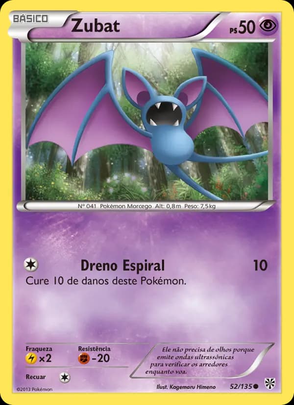 Zubat, carta 52 de Tempestade de Plasma