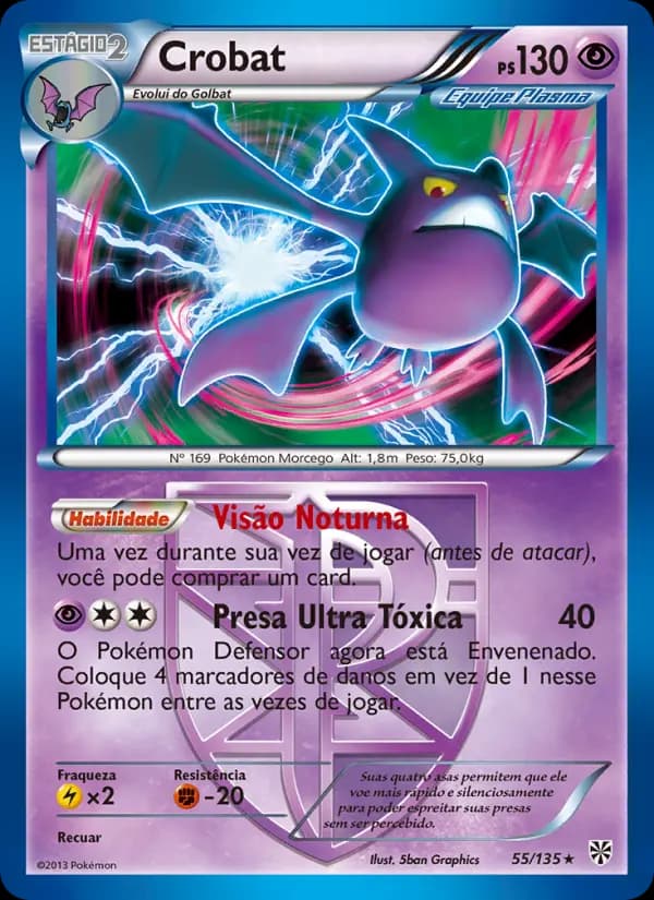 Crobat, carta 55 de Tempestade de Plasma