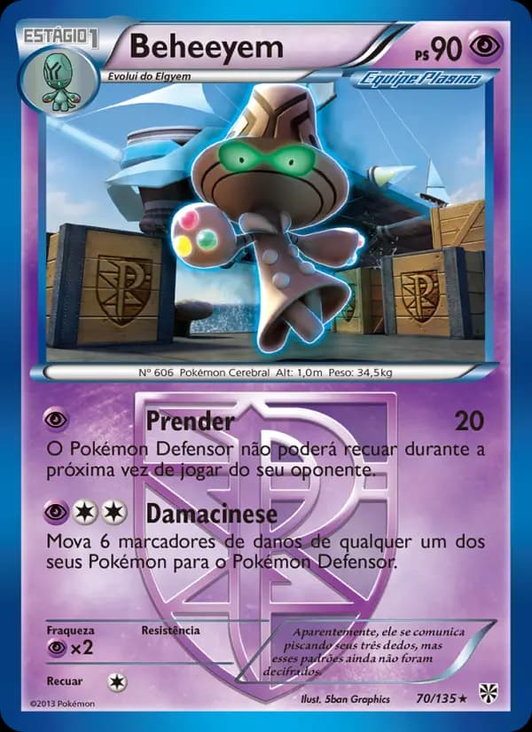 Beheeyem, carta 70 de Tempestade de Plasma