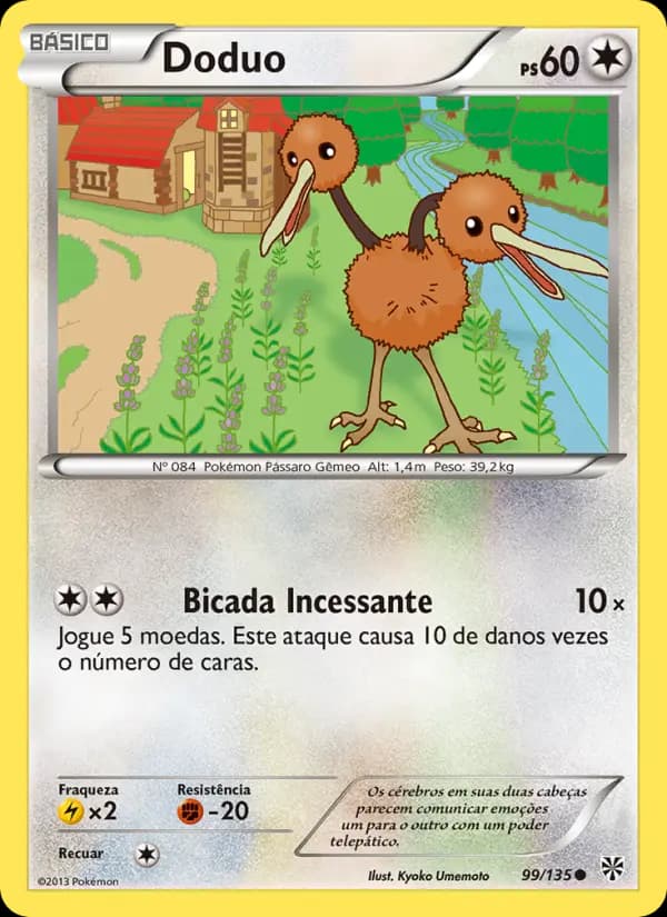 Doduo, carta 99 de Tempestade de Plasma